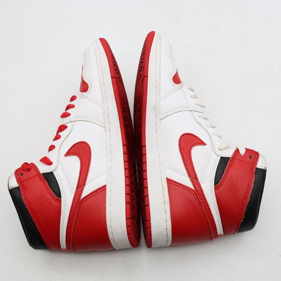 Nike Air Jordan 1 Heritage Red Men's Size 9.5 Retro High OG Sneakers 555088-161 - Picture 6 of 9